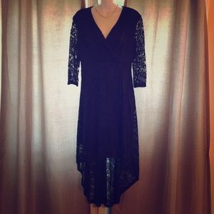 High Low Lace Dress
